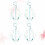 4Pcs Blue Plastic Shoes Drying Rack Durable Moveable Shoe Hanger 10