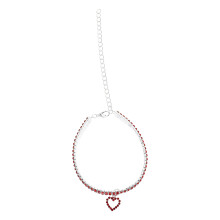 1Duurzame Hondenketting Met En Hartvormige Hanger