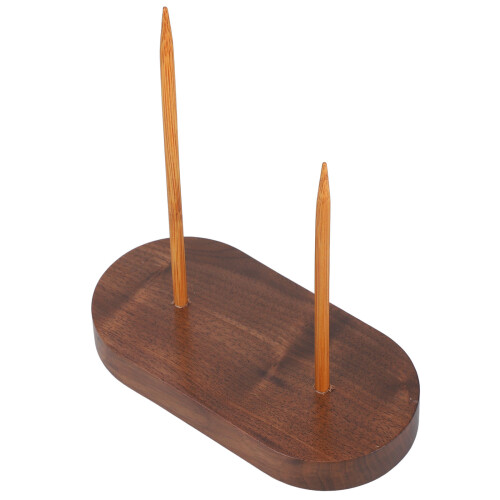 Walnut Receipt Organizer Spike For Home And Bar Reception