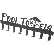 Towel Hook Rack Wandmontiert Metall Für Bademäntel Handtücher Hüte