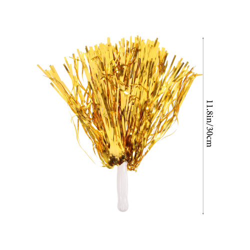 10 herbruikbare cheerleading pompons, rekwisiet voor 1