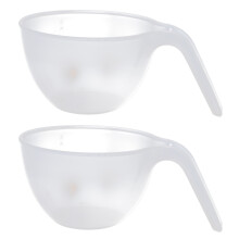 2 Pcs Decorating Palette Bowl Microwave Safe Mixing Bowls Plastic