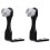 2 Pieces Telescope Bracket Tripod Connector Plate Adapter Binocular 7