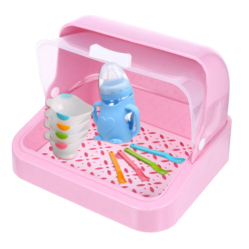 1pcs Utensil Storage Box Pink Pp Moistureproof For Products 2