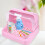 1pcs Utensil Storage Box Pink Pp Moistureproof For Products 4