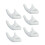 6 Pcs Guanyin Hand Holder Ceramic Decor Ocarina Display Accessories 1