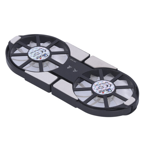 DR-S05 Refroidisseur d'ordinateur portable noir 5.6-28cfm 80x15mm USB 2