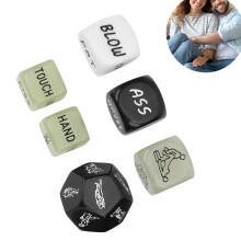 Acryl-Liebhaber-Würfelspiel für Paare, 6er Set mit mehreren Posen, Party-Geschenk