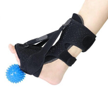 Heel pain Heel tendonitis Foot drop orthosis Three straps Plantar tendonitis Foot restblack