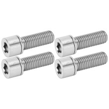 Titanium Fahrrad Vorbau Schrauben M7x20mm Innensechskant Schrauben für Lenker-Vorbau 4 Stück