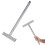 2pack Multi-Function Sign Rod Stainless Steel Silver 9