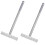 2pack Multi-Function Sign Rod Stainless Steel Silver 11