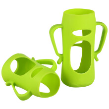 2 Pcs Silicone Baby Bottle Cover Feeding Bottles