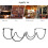 1pc Iron Display Shelf Under Cabinet Rack Holder 11