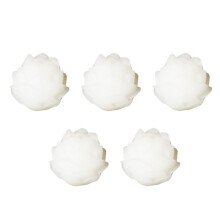 5 Pcs Buddhist Bead Jewelry Carved Lotus Beads Prayer Buddhism Flower