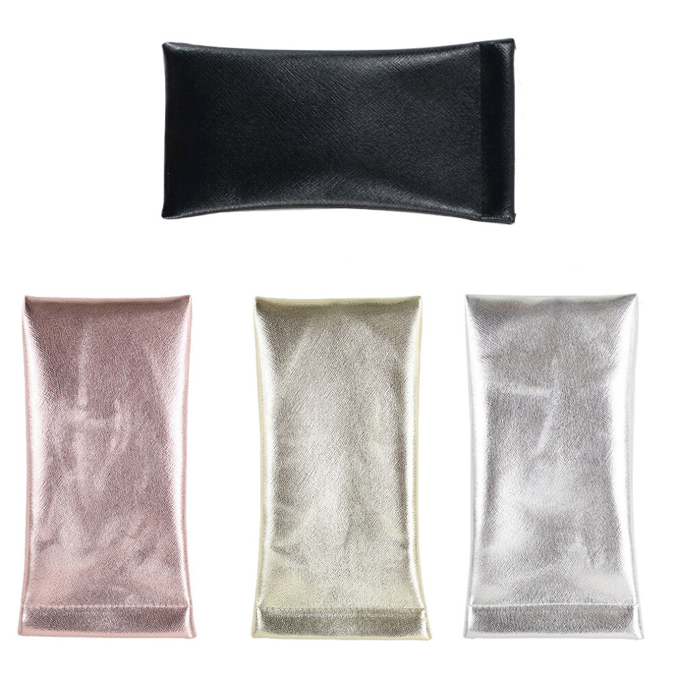 Inoomp Pu Waterproof Sunglasses Pouch Assorted Colors For Storage 4Pcs