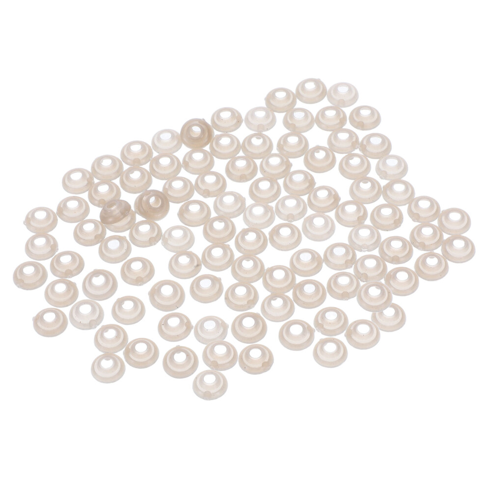 100 Pcs Doll Eye Gasket Child 1.20x1.20x0.40cm Grey-image-OPC-PK8FFCX-NEW