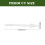 Thick Silicone Straws Transparent Reusable 1set 9.3in 3