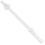 Thick Silicone Straws Transparent Reusable 1set 9.3in 11