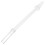 Thick Silicone Straws Transparent Reusable 1set 9.3in 6
