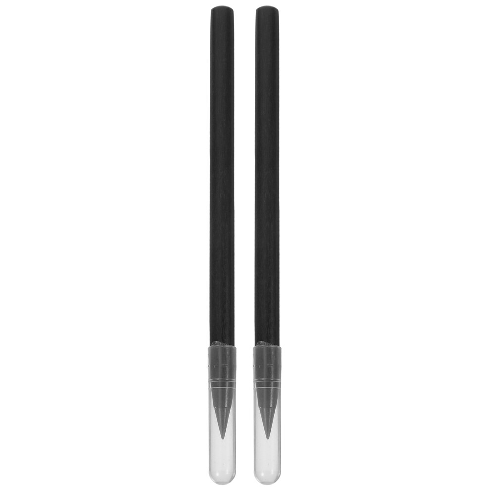 2pcs Pencil Graphite School Inkless Metal Pen Black Alloy-image-OPC-PK8FFR7-NEW