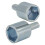 Raindrops 2 Stk Stecker Bohrer Buchse Adapter 5,20x2,60x2,60cm Silber 2