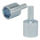 Raindrops 2 Stk Stecker Bohrer Buchse Adapter 5,20x2,60x2,60cm Silber 5