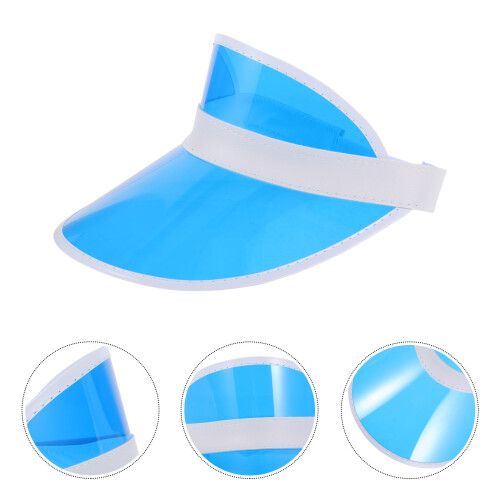 Chapeau Visière Plastique, Protection Solaire Large 1
