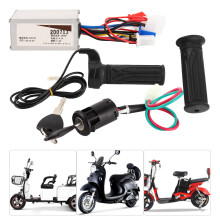 24V 250W Elektroroller-Controller-Set mit verriegelbarem Gasgriff und Griff