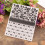 Raindrops Plastic Embossing Folder Black 1pcs 5.9x4.7x0.2in 7