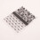 Raindrops Plastic Embossing Folder Black 1pcs 5.9x4.7x0.2in 3