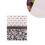 Raindrops Plastic Embossing Folder Black 1pcs 5.9x4.7x0.2in 6