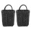 Woven Hanging Basket For Kitchen Bathroom Storage Organizer 1