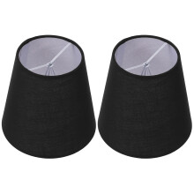 2 Pcs Iron Cloth Fabric Lampshade Pendant Light Fixture Accessory