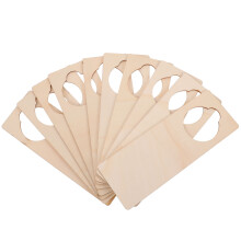 Raindrops Door Sign Blank Doorknob Hanging Wooden Sign Wood 10pcs