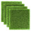4 Pcs Simulation Green Turf Landscaping Decor Outdoors Patch 4