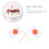 Fruit Picks Flag Shaped Paper Assorted Color 200pcs 10