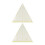 Raindrops  2 Pcs Sewing Ruler Satin Ornament Mister Crested Humidifier 1