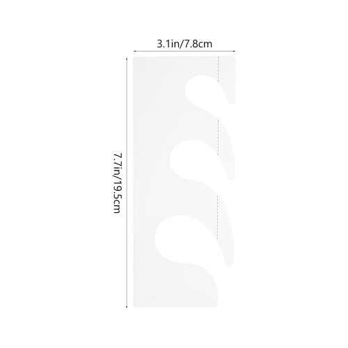 Sewing Ruler Set Transparent Quilting Tools 4pcs 7.7x3.1in 1
