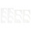 Sewing Ruler Set Transparent Quilting Tools 4pcs 7.7x3.1in 1
