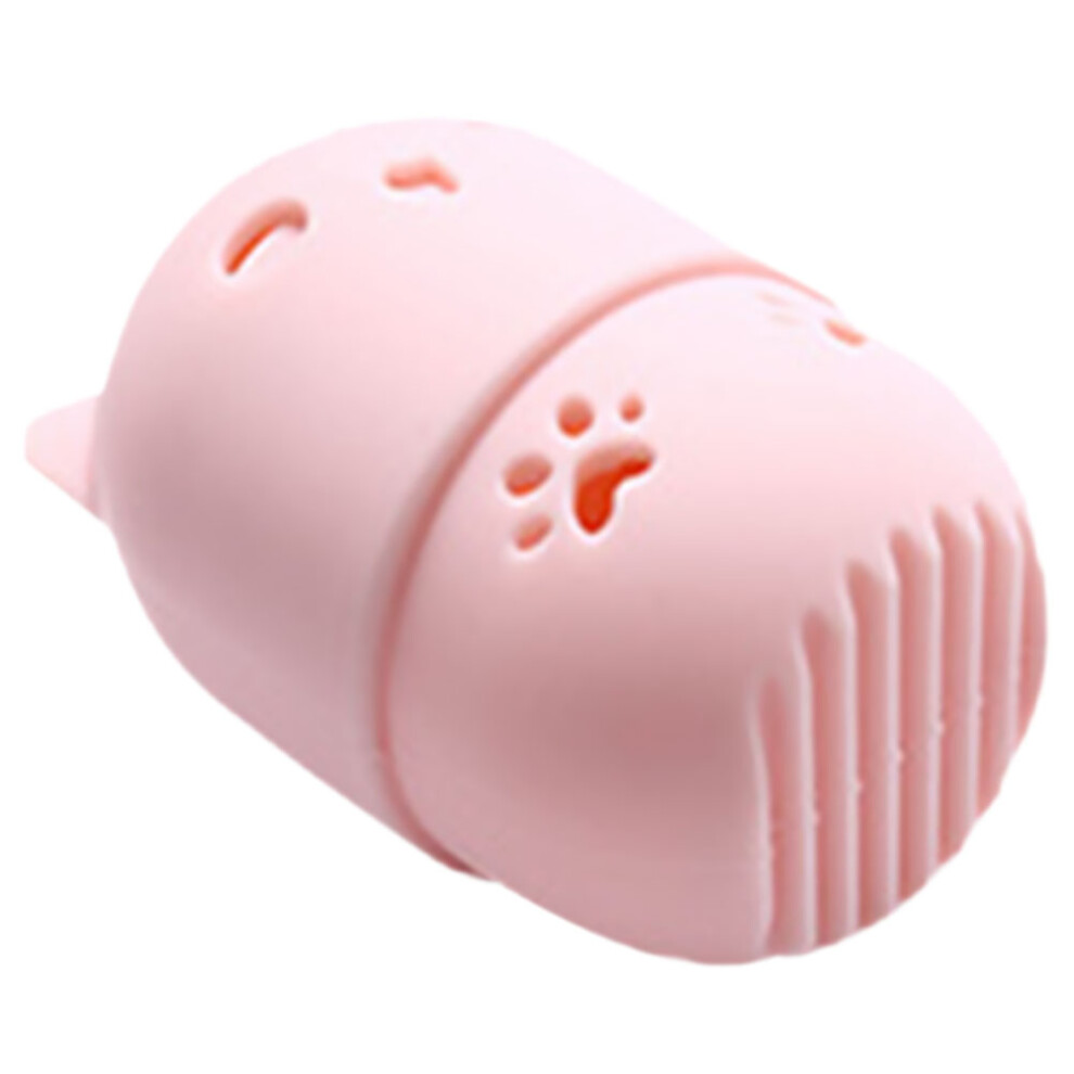 Iplusmile Pink Cosmetic Puff Holder Makeup Organizer For Vanity Sponge Bag Miss