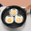 3 Pcs Egg Steamer Poached Maker Insert Boiled Cooker Stainless Steel 4