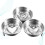 3 Pcs Egg Steamer Poached Maker Insert Boiled Cooker Stainless Steel 6