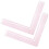 Quilting Ruler L Square Curve Pink Plastic 2pcs 4