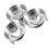 3 Pcs Egg Steamer Poached Maker Insert Boiled Cooker Stainless Steel 3