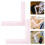 Quilting Ruler L Square Curve Pink Plastic 2pcs 7