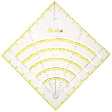 Supplies Sewing Ruler Cutting Ruler 20.40x20.40x0.30cm