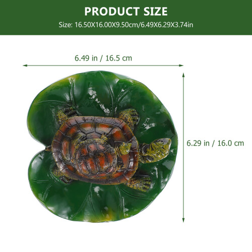 Water Pond Decorations Assorted Color Floating Turtle 1pack 1