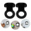 2 Pcs Ball Display Stand Baseball Holder Acrylic Golf Rack Wall Mount 11