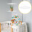 3 Pcs Corner Wall Mount Floating Shelves Shelf White Storage 6